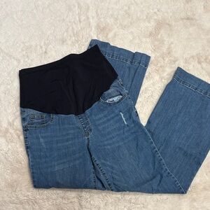 Maternity Jeans, wide leg, M